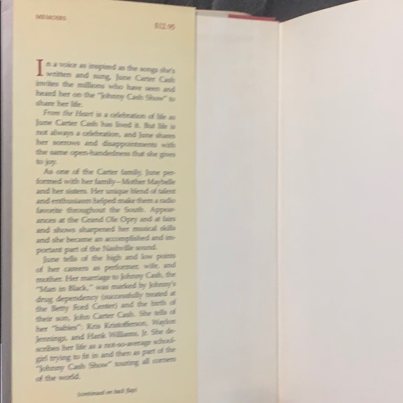 JUNE CARTER CASH SIGNED BOOK - Picture 8 of 16